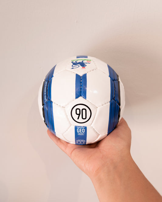 Mini Balón Total 90 Blanco y Azul
