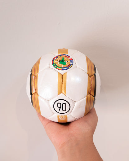 Mini Balón Total 90 Blanco y Dorado