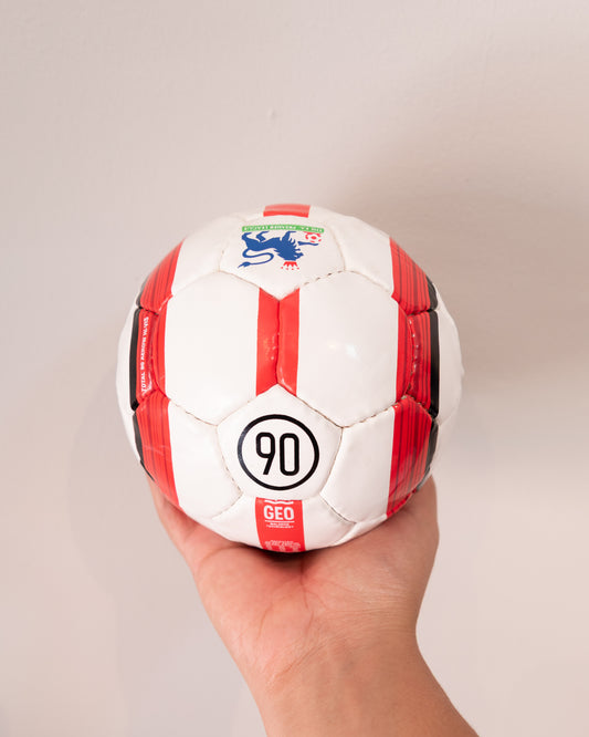 Mini Balón Total 90 Blanco y Rojo