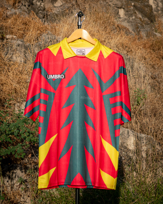 México 1994 Local Umbro Tinta (Con Firma Impresa)