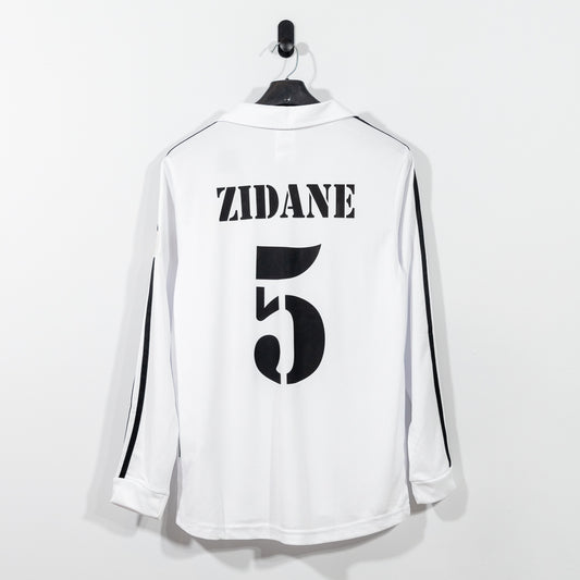 Real Madrid 2001-2002 Local Manga Larga - Zidane #5