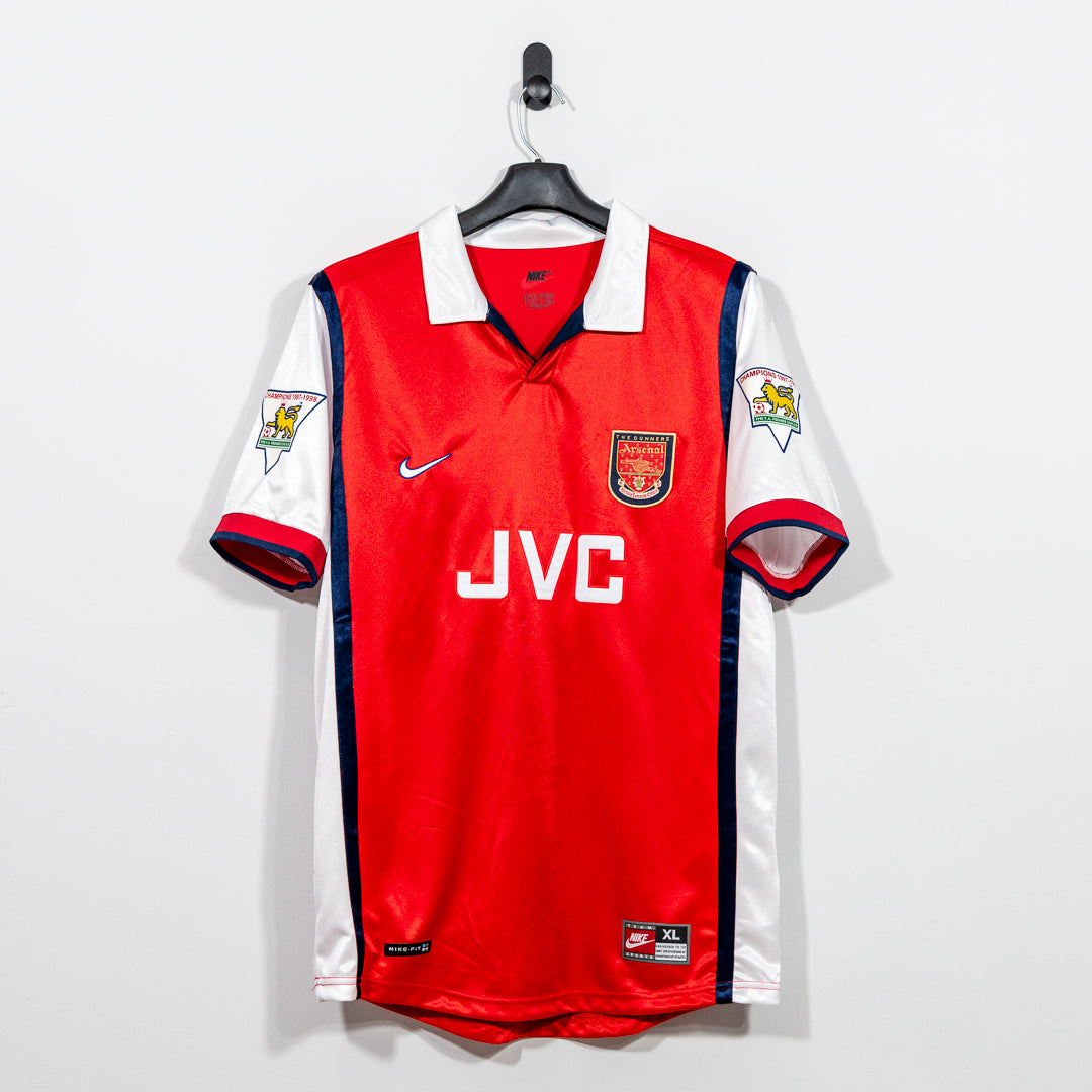 Arsenal 1997-1998 Local Campeón Premier League - #10 Bergkamp