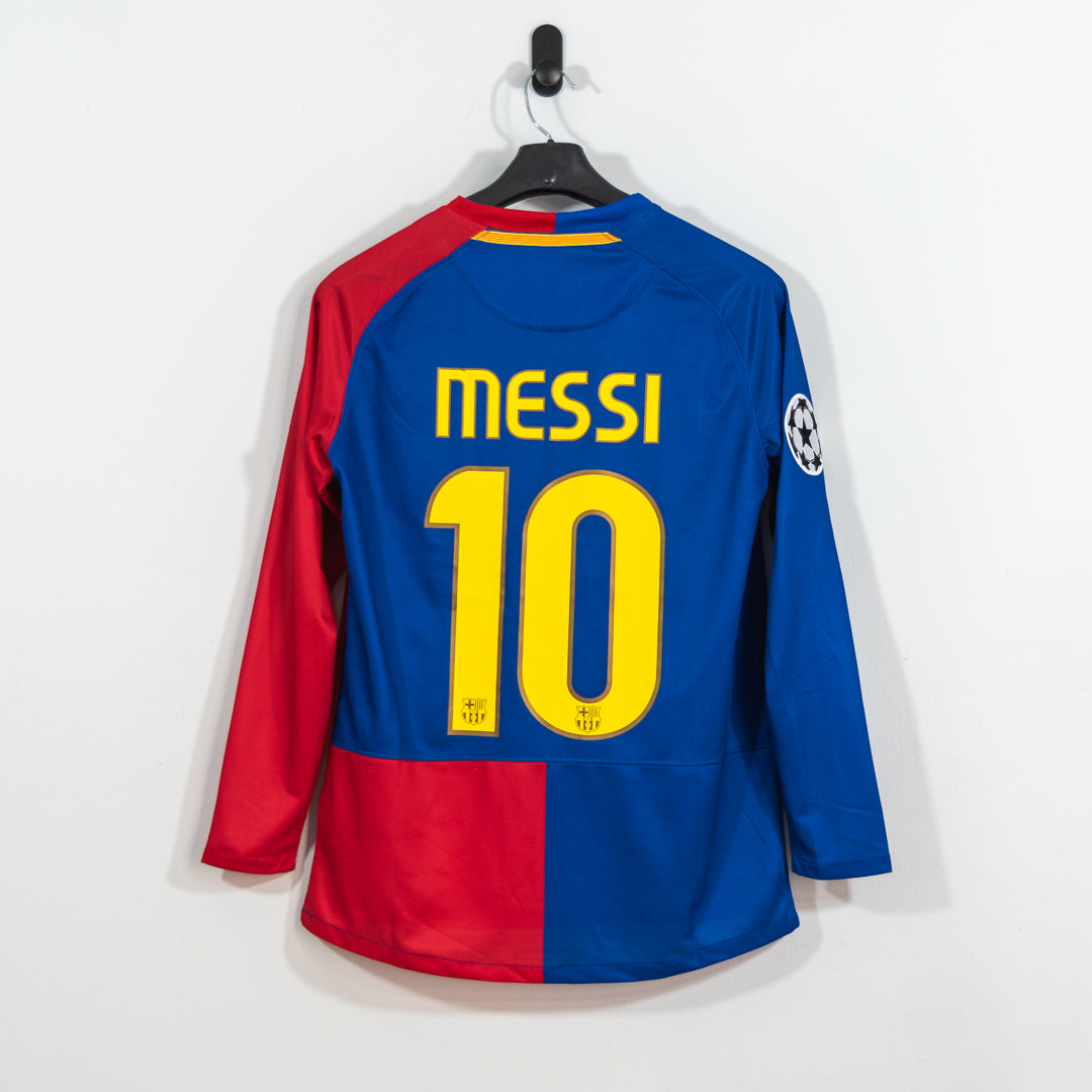 Barcelona 2009 Local Final Champions League Manga Larga - #10 Messi